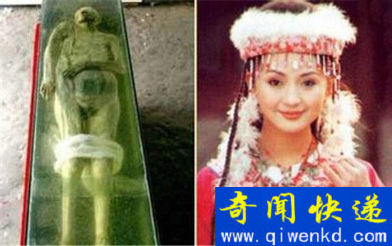 安徽砀山出土的清代女尸 香气浓郁皮肤光滑细腻