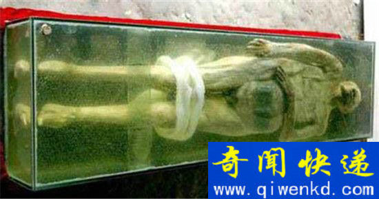 安徽砀山出土的清代女尸 香气浓郁皮肤光滑细腻