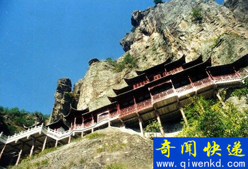 浙江建德大慈岩悬空寺