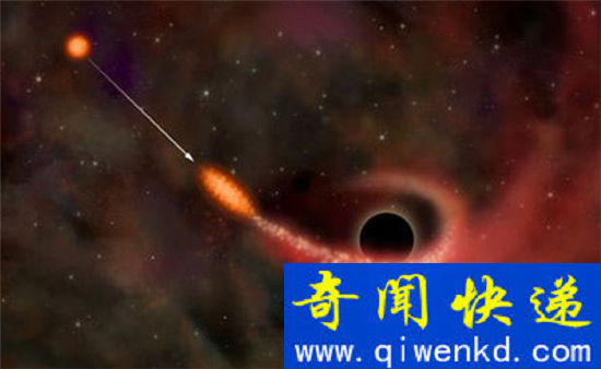 黑洞将恒星撕成碎片 此黑洞曾为休眠黑洞