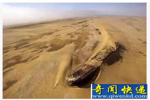 世界奇闻: 无边的沙漠竟然出现沉船