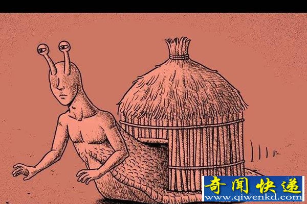 蜗牛人的图片