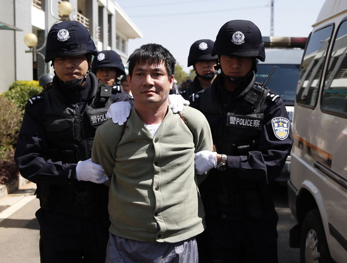 湄公河惨案主犯执行死刑前照片曝光