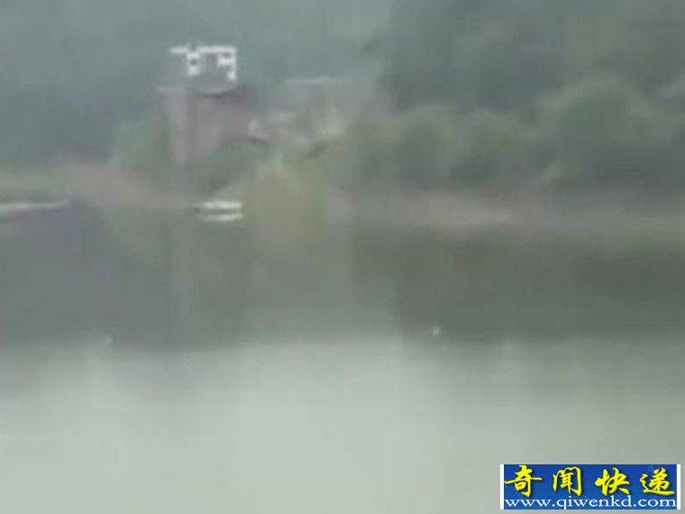达州疑现水怪 水怪照片曝光