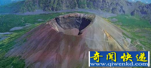 世界上最大的活火山口
