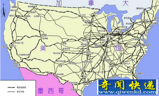世界上铁路最长的国家