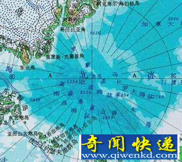 北冰洋地图