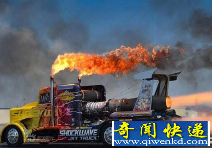 世界上跑得最快的货车