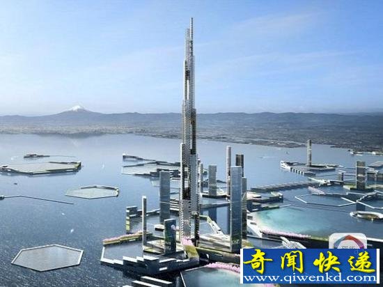 “天空英里塔”设想图。高近1700米,如果建成,将是世界第一。