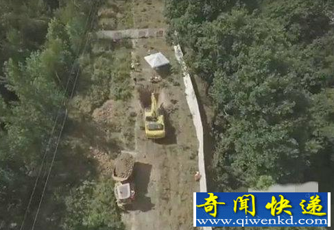 纳粹黄金列车挖掘工作正在进行