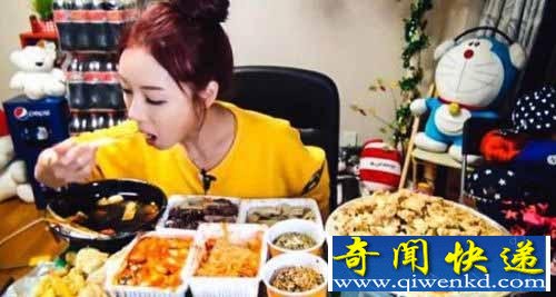 吃饭也能挣钱? 韩美女直播吃饭月入九万