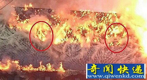 许多人看见失火教堂的火焰中有人脸