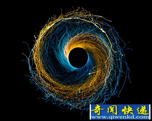 小摄影 大世界 油漆造“黑洞”