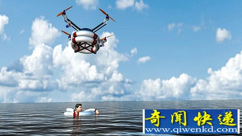 随时随地待命 Pars水上“救生圈”飞行机器人会定位