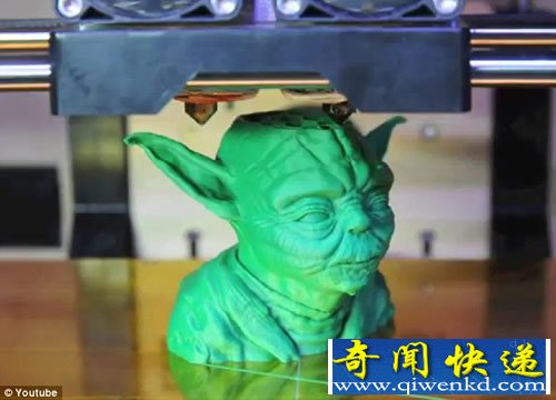 聪明的3D打印机 “尤达大师” 拥有令人吃惊的细节