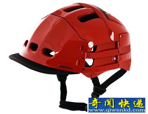 overade 折叠式自行车头盔 相当的方便