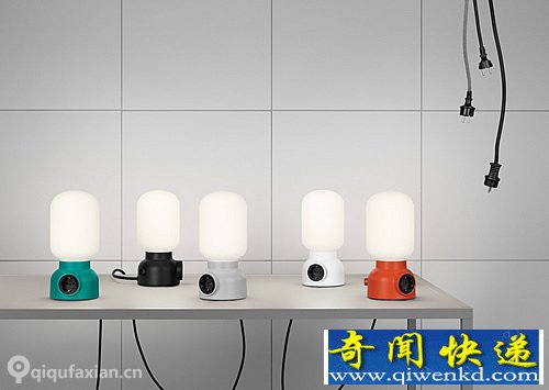 Plug台灯 集成插座 扩展更多可用的插座