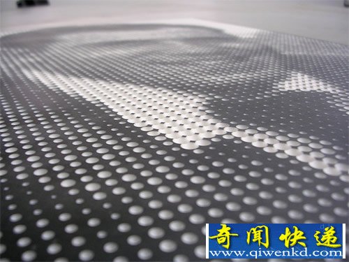 钻头绘画 坑的艺术 成千上万微小的锥形坑组成