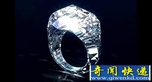 耗时一年重达150克拉 号称“世界首颗全部由钻石打造的戒指”