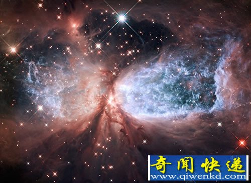 哈勃拍摄到“雪天使”星云 距离地球近2000光年
