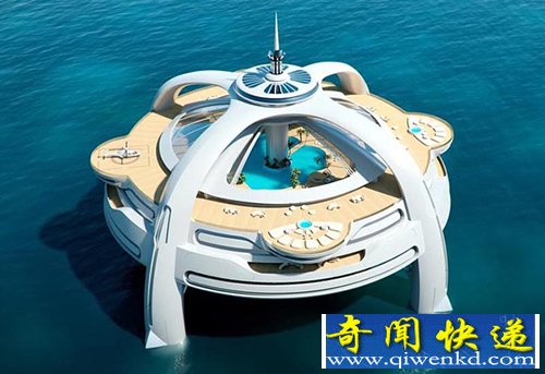 水上浮岛乌托邦 有11层甲板的生活空间