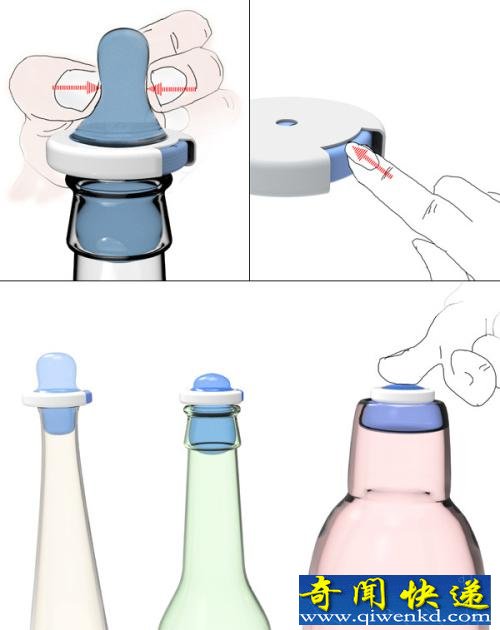 一款在任何瓶子都能使用的充气活塞