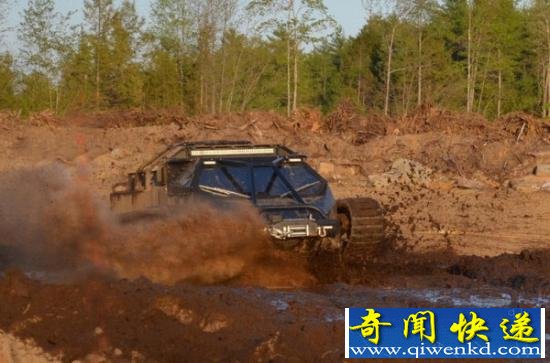 美国限量发售的民用型坦克Ripsaw EV2