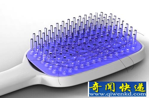 便于清理的梳子 不再担心梳子上缠满头发