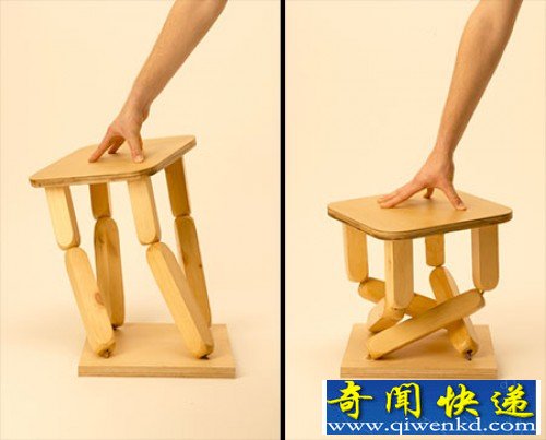 需要驯服的凳子 不然你会很容易就摔倒哦