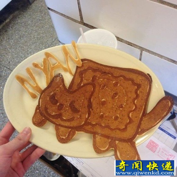 煎饼也疯狂 煎饼作画你还会吃么