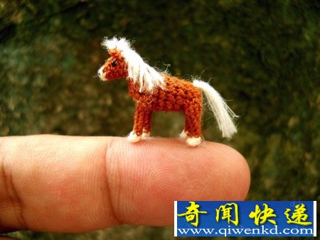 手工编织的迷你萌宠