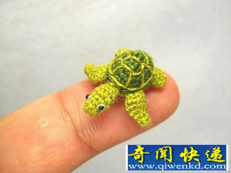 手工编织的迷你萌宠