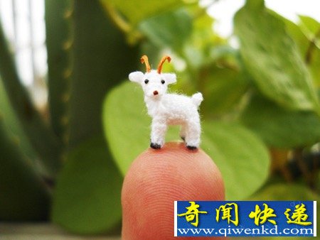 手工编织的迷你萌宠