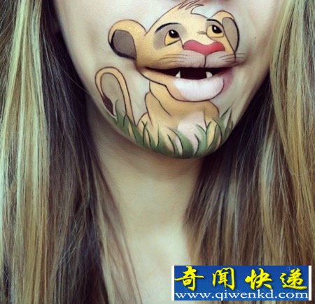 有趣的嘴巴绘画