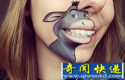 有趣的嘴巴绘画