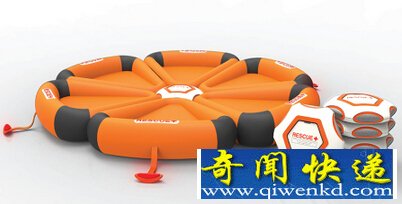 一次救多人的充气救生垫