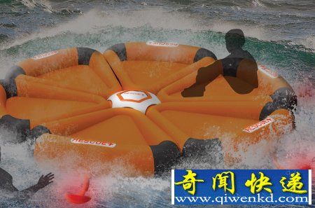 一次救多人的充气救生垫