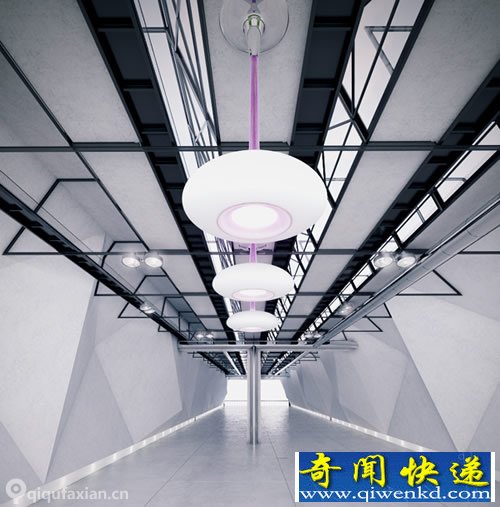 The Medusa Lamp 水母之光 耀眼的灯光科技感十足