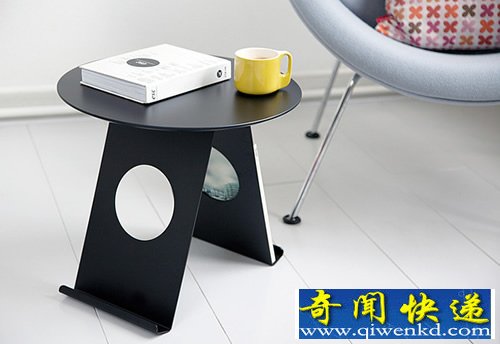 左右取之 Pi sidetable杂志架茶几 方便我们随时取阅或是存储