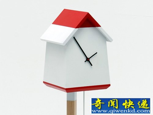 灯塔配色灵感 Bird House鸟屋时钟 复古即现代的设计