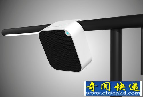 好用的“小尾巴” BentIt概念蓝牙音箱有多种的摆放方式