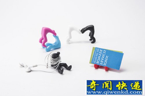 YOGA玩瑜珈的手机支架 还可以用来垫锅底