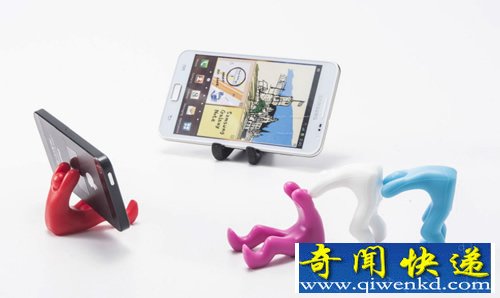 YOGA玩瑜珈的手机支架 还可以用来垫锅底