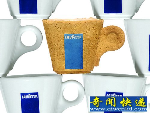 喝了咖啡 吃了咖啡杯还不用洗杯子