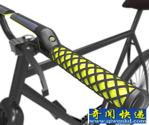 冬暖夏凉 X-ing概念自行车把手采用太阳能供电
