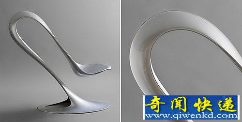 Spoon 勺子椅 拥有很好的平衡设计