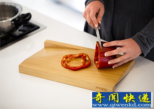 Slice 方便的砧板 很容易的将切好的菜归于一侧