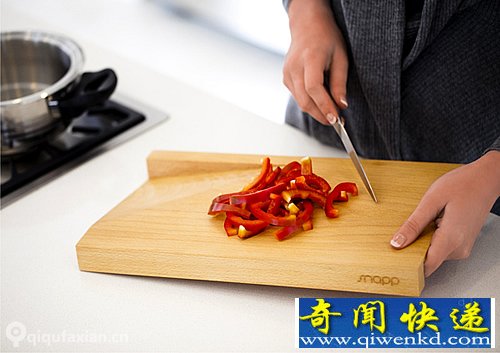 Slice 方便的砧板 很容易的将切好的菜归于一侧