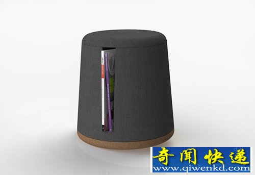 Orbit 陀螺凳 设计不同在于其底部中间突出略尖