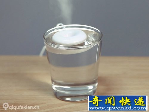 Fogring 杯子里的加湿器 像一个mini 版的甜甜圈